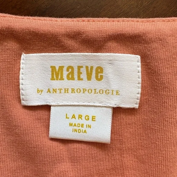 Maeve Anthropologie Ruffled
Bubble-Hem cotton Cropped Cami Tank sz L preloved - Picture 7 of 8